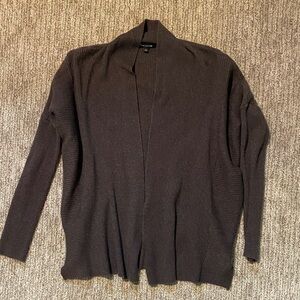 Grey Open Front short Cardigan